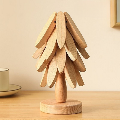 Dessous de Plat en Bois Anti-Brûlure & Décoratif